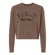 FORTE CHEETAH PATCH GLITTER MID-CREW