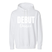 DEBUT BOLD WHITE PUFF HOODIE