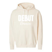DEBUT BOLD WHITE PUFF HOODIE