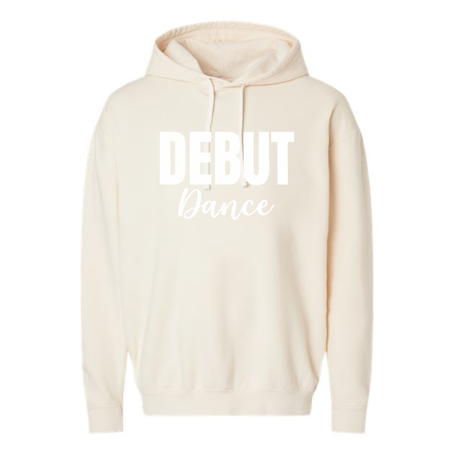 DEBUT BOLD WHITE PUFF HOODIE