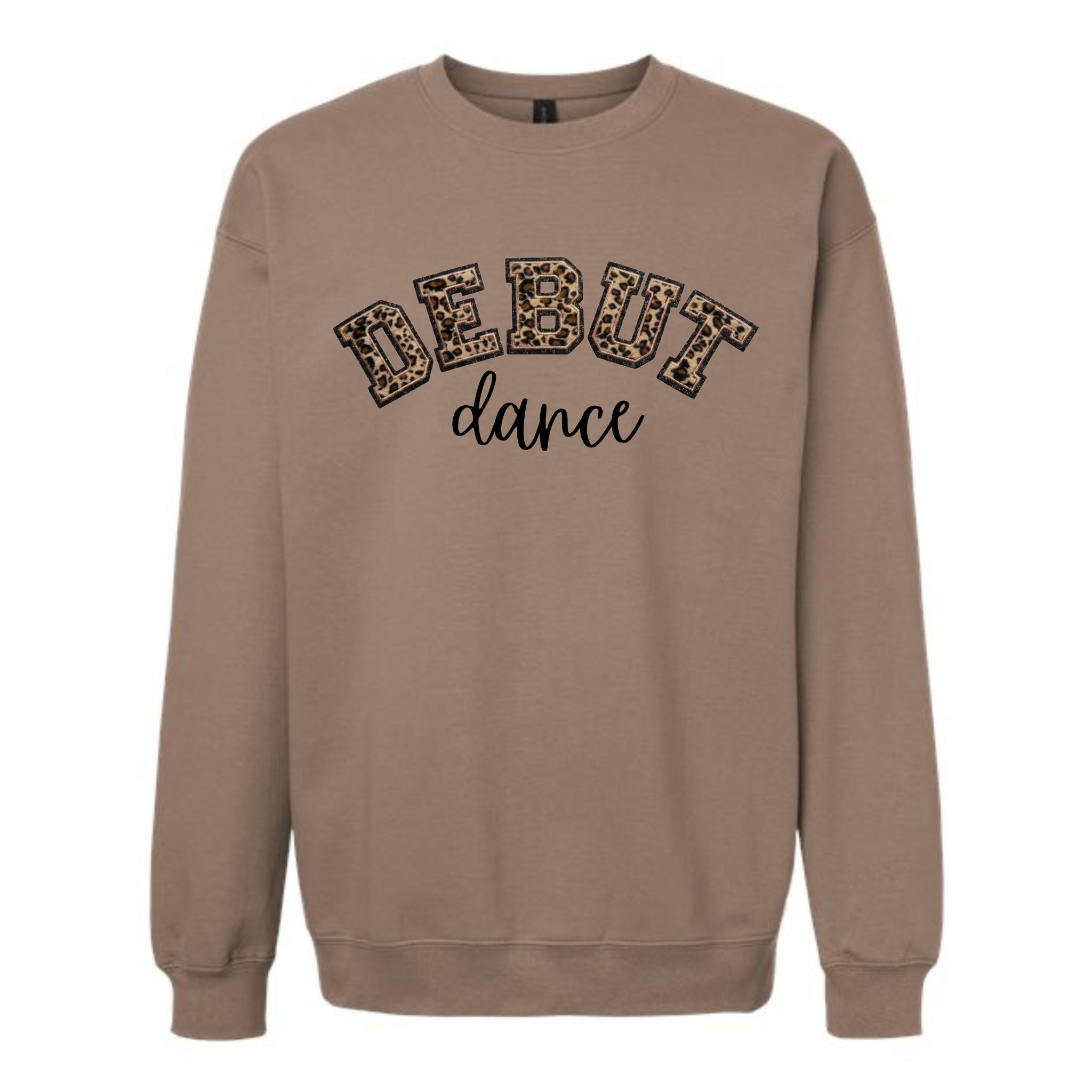 DEBUT CHEETAH PATCH GLITTER CREW
