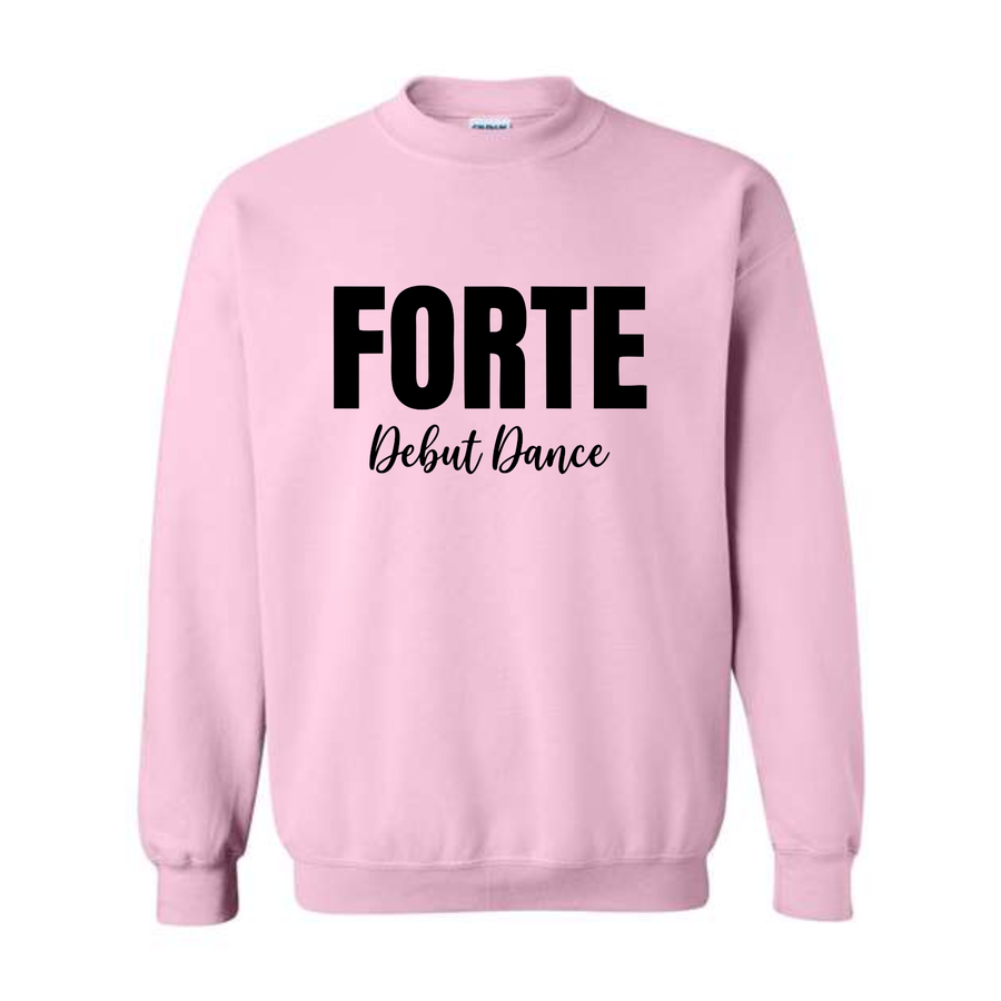 FORTE BOLD LIGHT PINK CREW