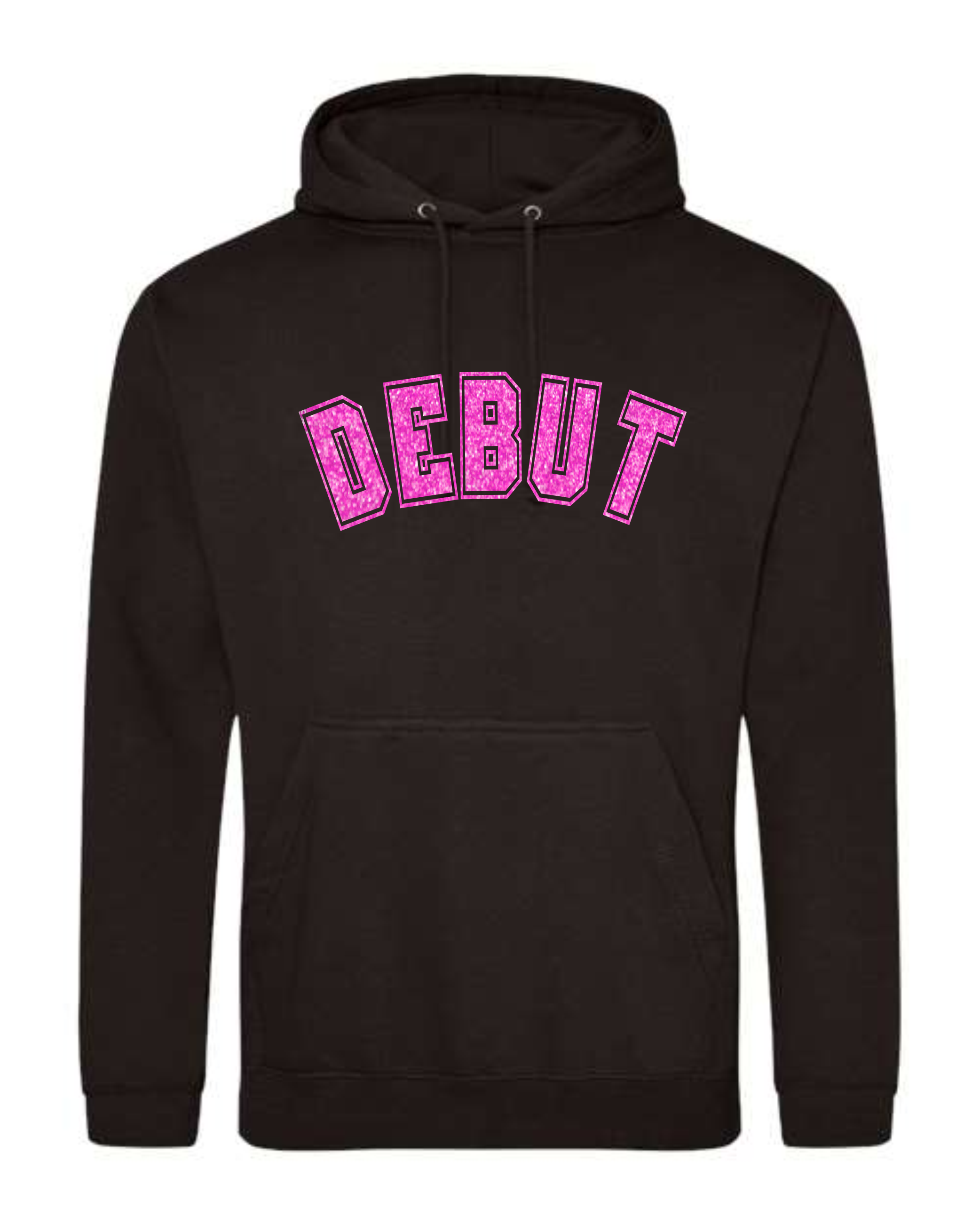 GLITTER - PINK ON BLACK - BELLA