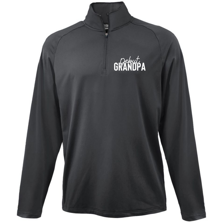 FAMILY - GRANDPA POLY RAGLAN 1/4 ZIP
