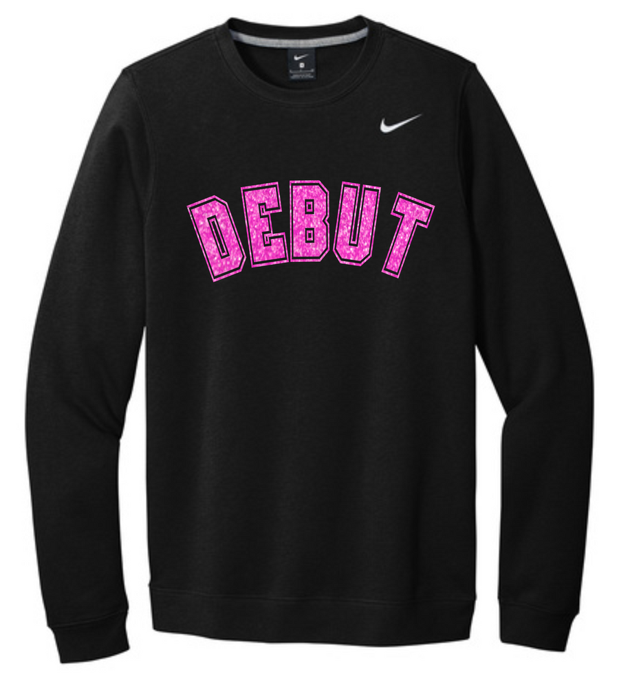 GLITTER - PINK ON BLACK - NIKE