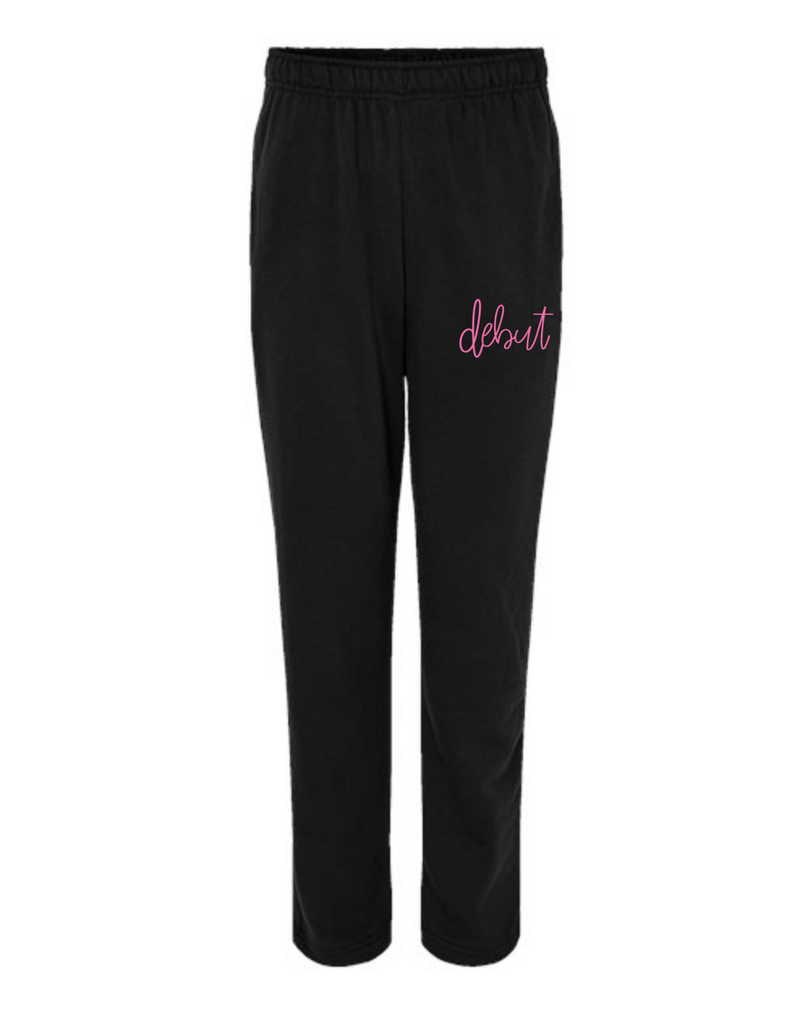 DEBUT PUFF OPEN BOTTOM SWEATPANTS - BELLA